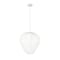 Z-Lite Savanti Pendant, 1-Light, 18 In.W x 19.5 In.H, Textured White/White Opal 7507-18TW - alternate 5